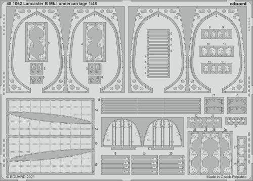 Przejdź do produktu EDUARD 481062 - 1:48 Lancaster B Mk.I undercarriage