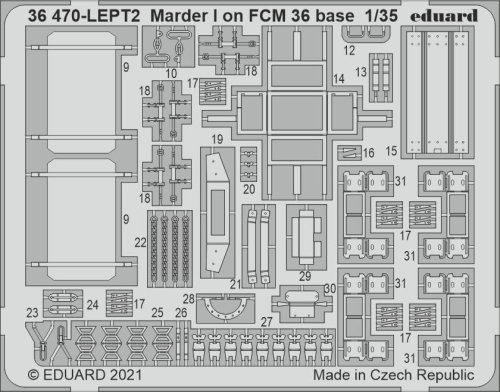 Przejdź do produktu EDUARD 36470 - 1:35 Marder I on FCM 36 base