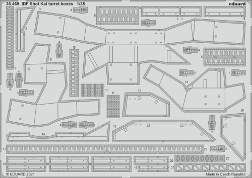 Przejdź do produktu EDUARD 36469 - 1:35 IDF Shot Kal turret boxes
