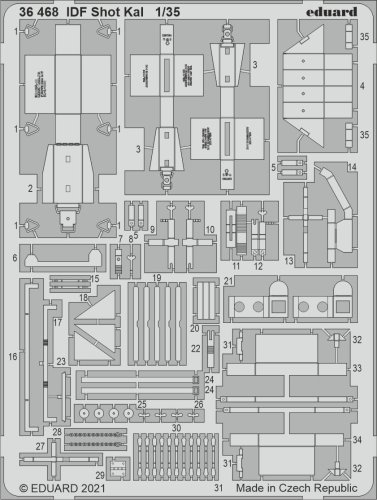 Przejdź do produktu EDUARD 36468 - 1:35 IDF Shot Kal