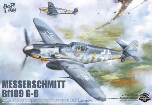 Przejdź do produktu BORDER BF001 - 1:35 Messerschmitt Bf109 G-6