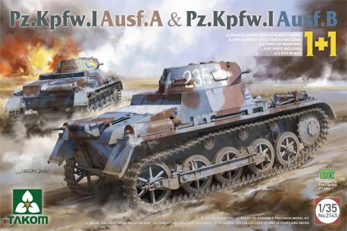 Przejdź do produktu TAKOM 2145 - 1:35 Pz.Kpfw. I Ausf. A & Pz.Kpfw. I Ausf. B
