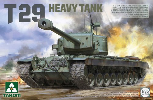 Przejdź do produktu TAKOM 2143 - 1:35 T29 Heavy Tank