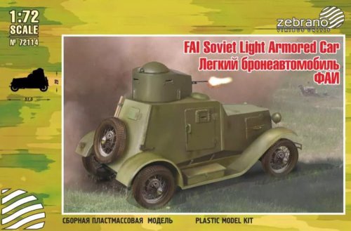 Przejdź do produktu ZEBRANO 72114 - 1:72 FAI Soviet Light Armored Car