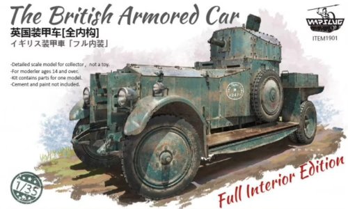 Przejdź do produktu WARSLUG 1901 - 1:35 British Armoured Car