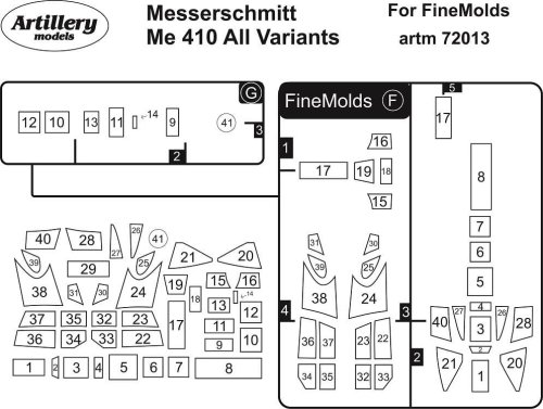 Przejdź do produktu FLY ARTM72013 - 1:72 Me 410 all variants