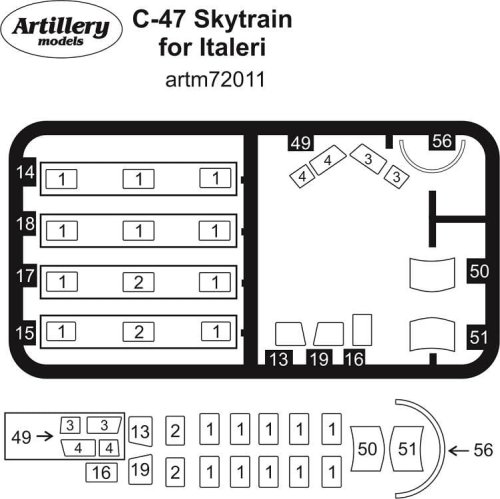 Przejdź do produktu FLY ARTM72011 - 1:72 C-47 Skytrain