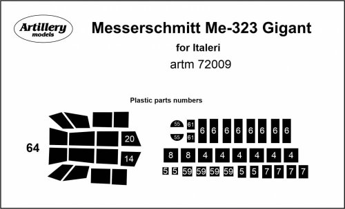 Przejdź do produktu FLY ARTM72009 - 1:72 Me-323 Gigant