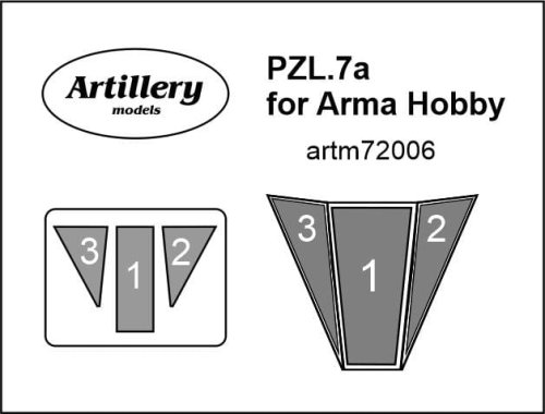 Przejdź do produktu FLY ARTM72006 - 1:72 PZL P.7a