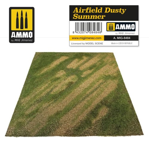Przejdź do produktu AMMO MIG 8484 - Mata na dioramę Airfield Dusty Summer