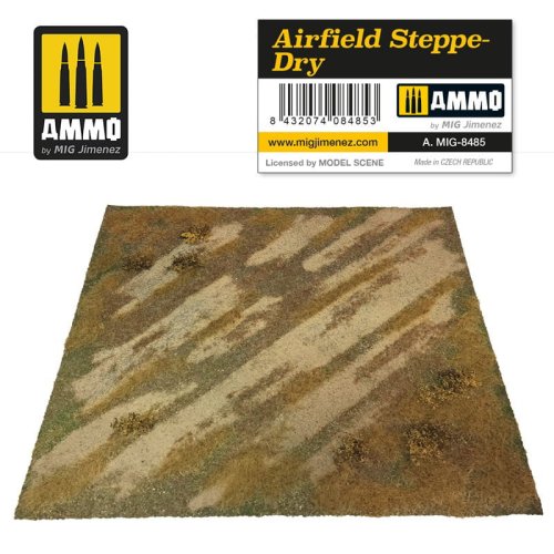 Przejdź do produktu AMMO MIG 8485 - Mata na dioramę Airfield Steppe-Dry
