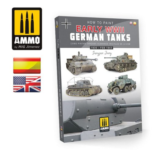 Przejdź do produktu AMMO MIG 6037 - How to Paint Early WWII German Tanks - poradnik