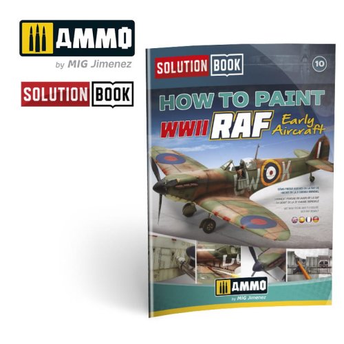 Przejdź do produktu AMMO MIG 6522 - Solution Book - How to Paint WWII RAF Early Aircraft - poradnik