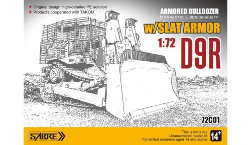 Przejdź do produktu SABRE 72C01 - 1:72 D9R Armoured Bulldozer w/Slat Armour