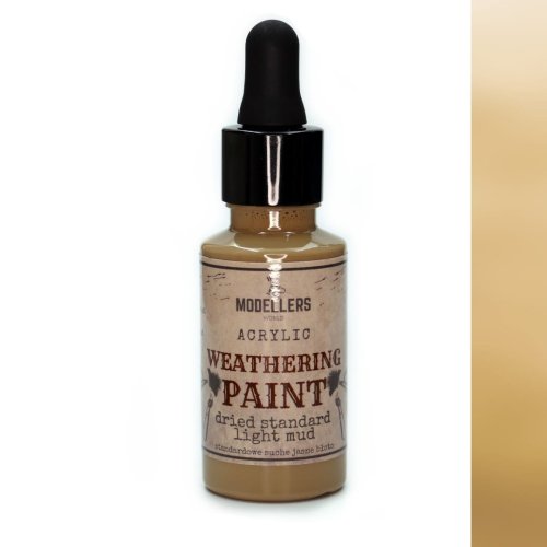 Przejdź do produktu MODELLERS WORLD MWE018 - Farba do weatheringu Dried Standard Light Mud