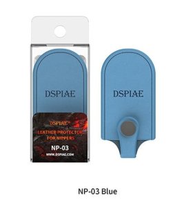 DSPIAE NP-03 - Skórzany ochraniacz do cążek, niebieski