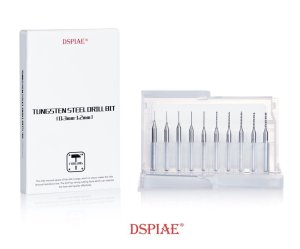 DSPIAE DB-03 - Zestaw 10 wierteł modelarskich 0.3 - 1.2mm