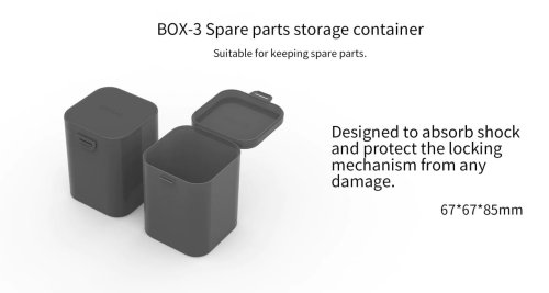 Przejdź do produktu DSPIAE BOX-3 - Pojemnik plastikowy 67x67x85 mm