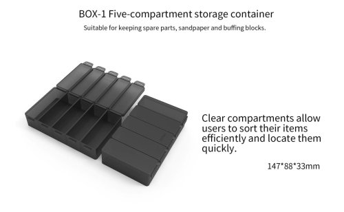 Przejdź do produktu DSPIAE BOX-1 - Pojemnik plastikowy 47x88x33 mm
