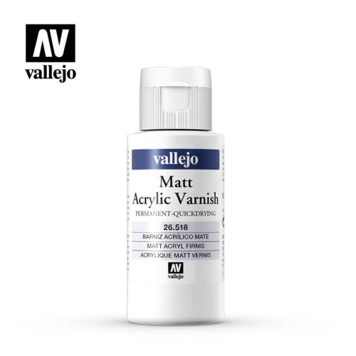 Przejdź do produktu VALLEJO 26518 - Matt Acrylic Varnish 60 ml