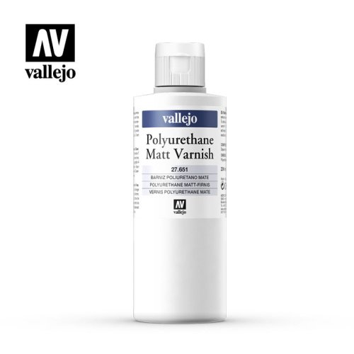 Przejdź do produktu VALLEJO 27651 - Polyurethane Matt Varnish 200 ml