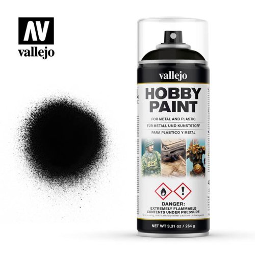 Przejdź do produktu VALLEJO 28012 - Primer Black w sprayu