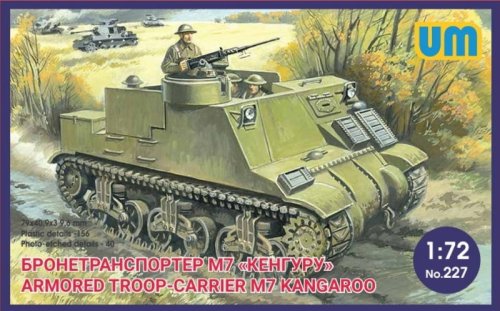 Przejdź do produktu UNIMODELS 227 - 1:72 Armored troop-carrier M7 Kangaroo