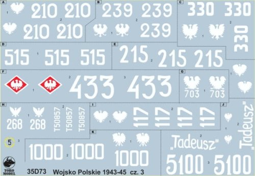 Przejdź do produktu TORO MODEL 35D73 - 1:35 Wojsko Polskie 1943-45 cz.3