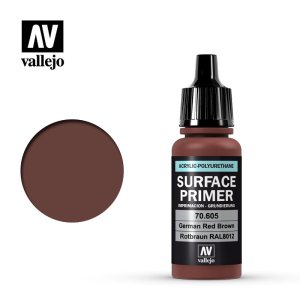 VALLEJO 70605 - Surface Primer - German Red Brown (RAL8012) 17 ml
