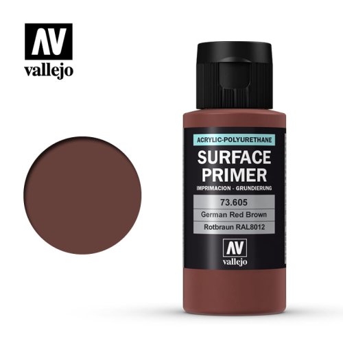 Przejdź do produktu VALLEJO 73605 - Surface Primer - German Red Brown / Rotbraun RAL 8012