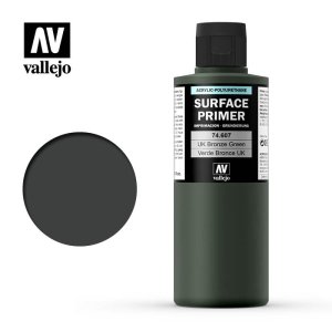 VALLEJO 74607 - Surface Primer - U.K. Bronze Green