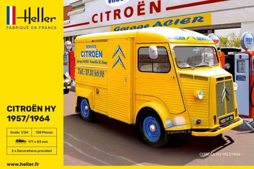 Przejdź do produktu HELLER 80744 - 1:24 Citroen HY 1957/1964 Service Citroen