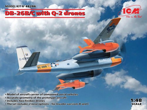 Przejdź do produktu ICM 48286 - 1:48 DB-26B/C with Q-2 drones