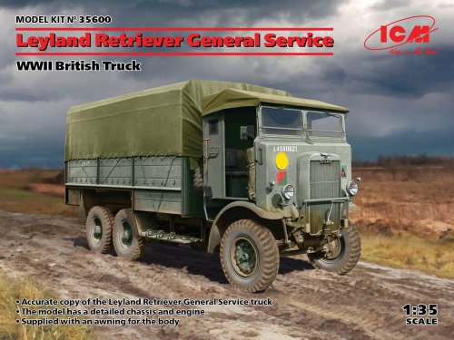Przejdź do produktu ICM 35600 - 1:35 Leyland Retriever General Service WWII British Truck
