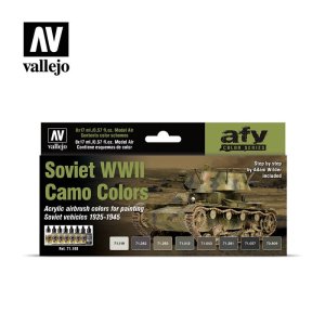VALLEJO 71188 - Soviet WWII Vehicles Camo Colors
