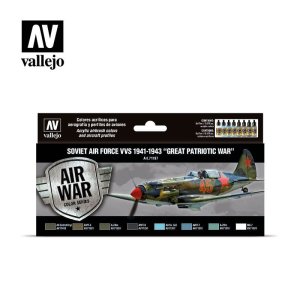 VALLEJO 71197 - Soviet Air Force VVS 1941 - 1943 Set