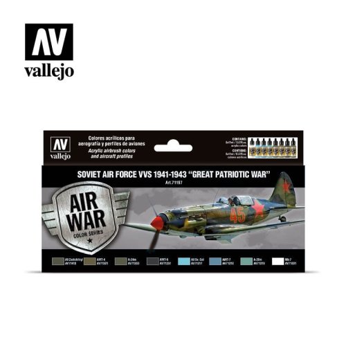 Przejdź do produktu VALLEJO 71197 - Soviet Air Force VVS 1941 - 1943 Set