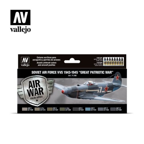 Przejdź do produktu VALLEJO 71198 - Soviet Air Force VVS 1943 - 1945 Set