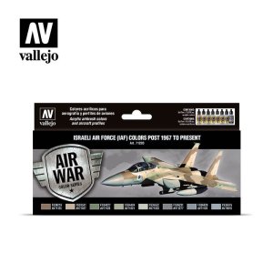 VALLEJO 71203 - Israeli Air Force (IAF) Color Post 1967 to Present Set