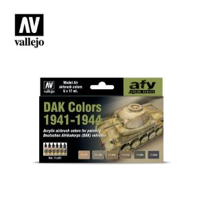 VALLEJO 71207 - DAK Colors 1941-44 Set