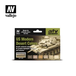 VALLEJO 71209 - US Modern Desert Colors Set