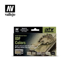 VALLEJO 71210 - IDF Army Vehicles Colors 1957 to present Set