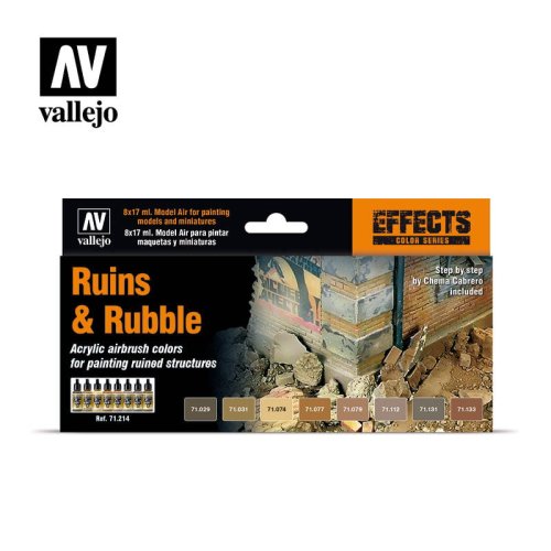 Przejdź do produktu VALLEJO 71214 - Ruins & Rubble - Model Air Set