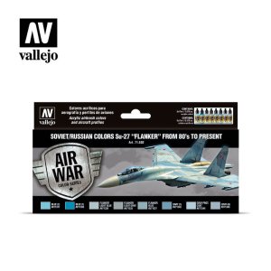 VALLEJO 71602 - Soviet/Russian Colors Su-27 Flanker - Model Air Set