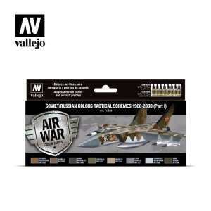 VALLEJO 71609 - Soviet/Russian Colors Tactical Schemes 1960-2000 (Part I) - Model Air Set