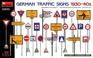 MINIART 35633 - 1:35 German Traffic Signs 1930-40s