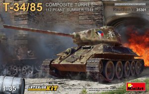 MINIART 35301 - 1:35 T-34/85 Composite turret 112 Plant Summer 1944 w/ Interior Kit