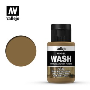 VALLEJO 76520 - Wash - Dark Khaki Green
