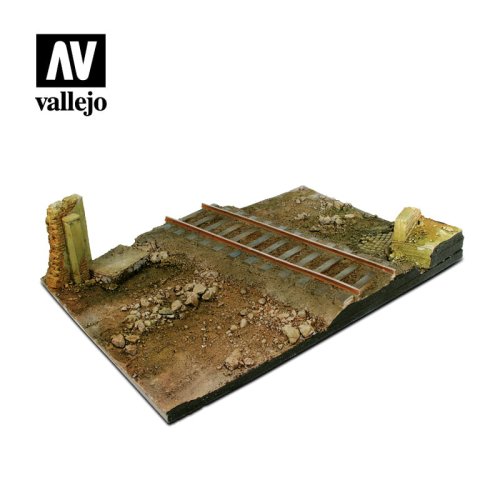 Przejdź do produktu VALLEJO SC104 - 1:35 Country Cross Road Railway Section 31x21cm