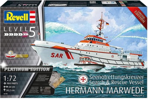 Przejdź do produktu REVELL 05198 - 1:72 Search & Rescue Vessel Hermann Marwede Platinum Edition